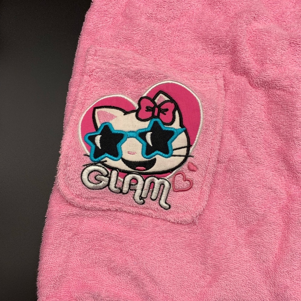 Pampered Princes - Girls Pink Towel Wrap 7/8 (M) - Picture 3 of 7